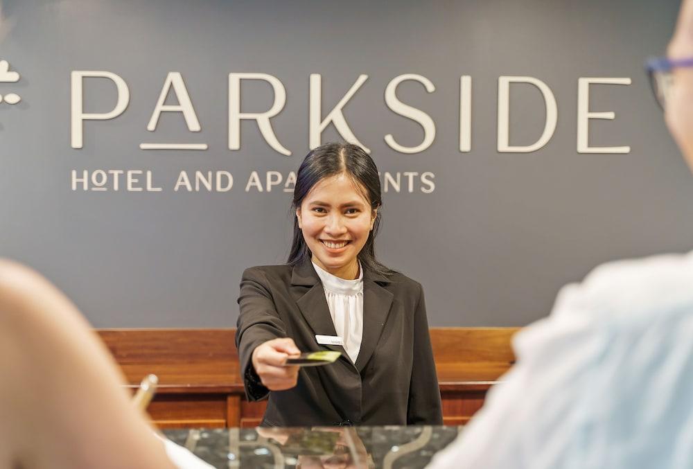 אוקלנד Parkside Hotel & Apartments מראה חיצוני תמונה